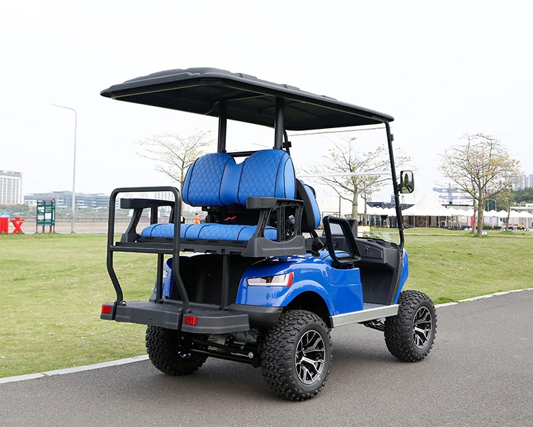 48v 5kw Chinese factory supply ODM 2 4 6 seater electric golf buggy for Club car Pick-Up cart Wholesale Golf Carts
