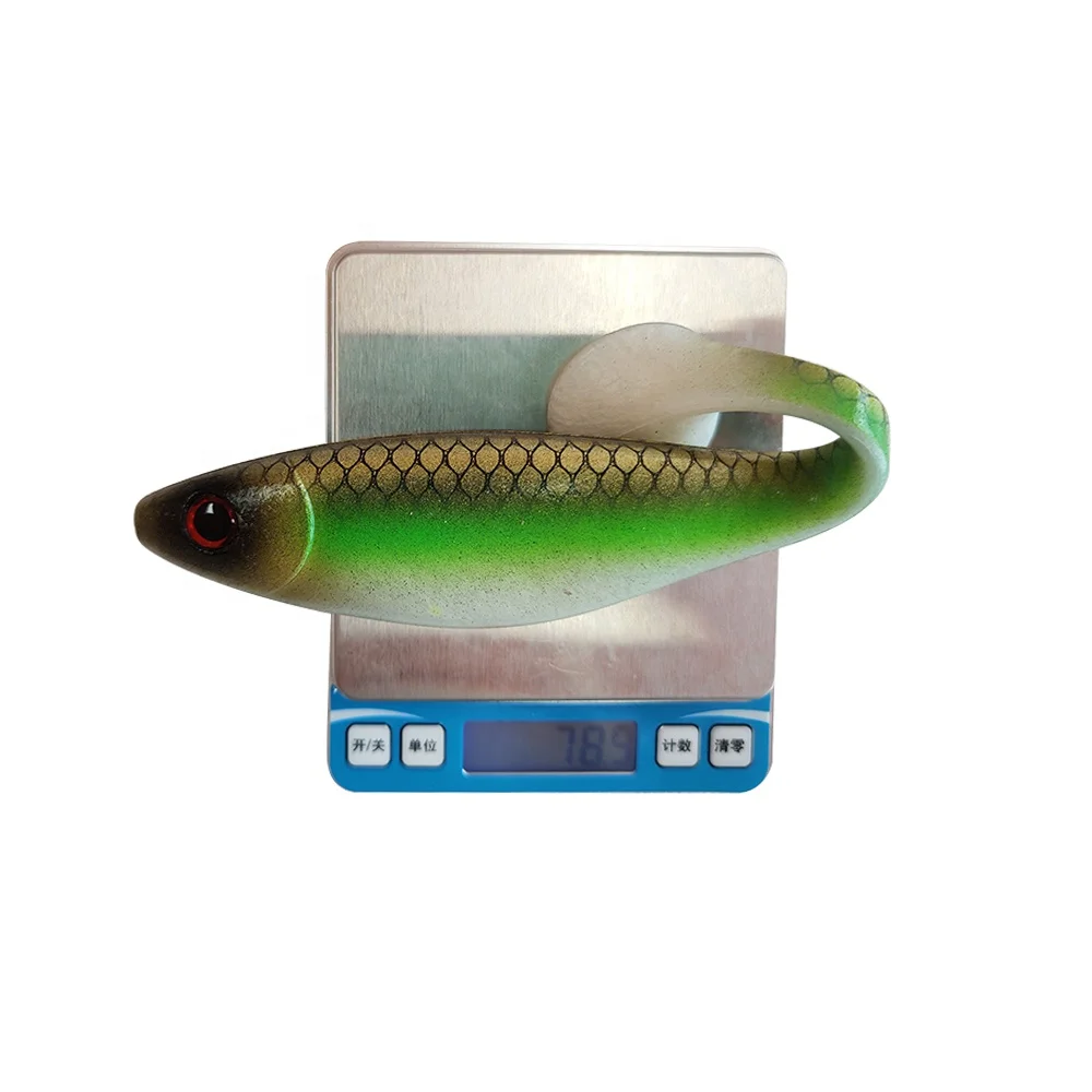 NewBility 22cm 78.9g 3D eyes Soft bait Silicone Swimbait Artificial Bionics Fish Wobbler shad Carp Fishing Lures