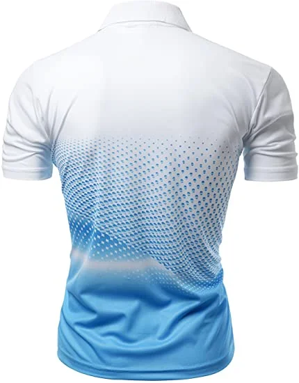 Wholesale Custom Your Own Design 100% Polyester Golf Polo T Shirts for Men