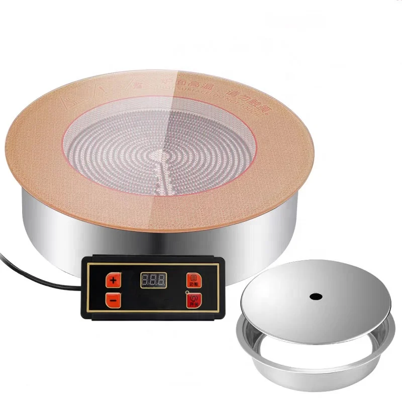 Commercial infrared cooker induction hotpot bbq grill cooker with power 2800W for restaurant use