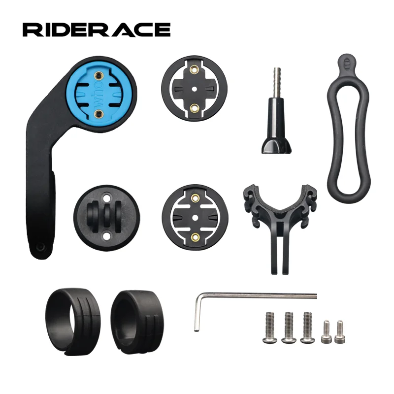 RIDERACE Bicycle Computer Mount Rack Durable Road Bike Handle Bar Odometer Stopwatch GPS Stand Holder for Garmin Bryton Wahoo