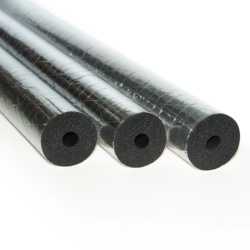 Bellsafe Rubber Foam Closed Cell Elastomeric Insulation Material Rubber Insulation Tubes With Aluminum Foil