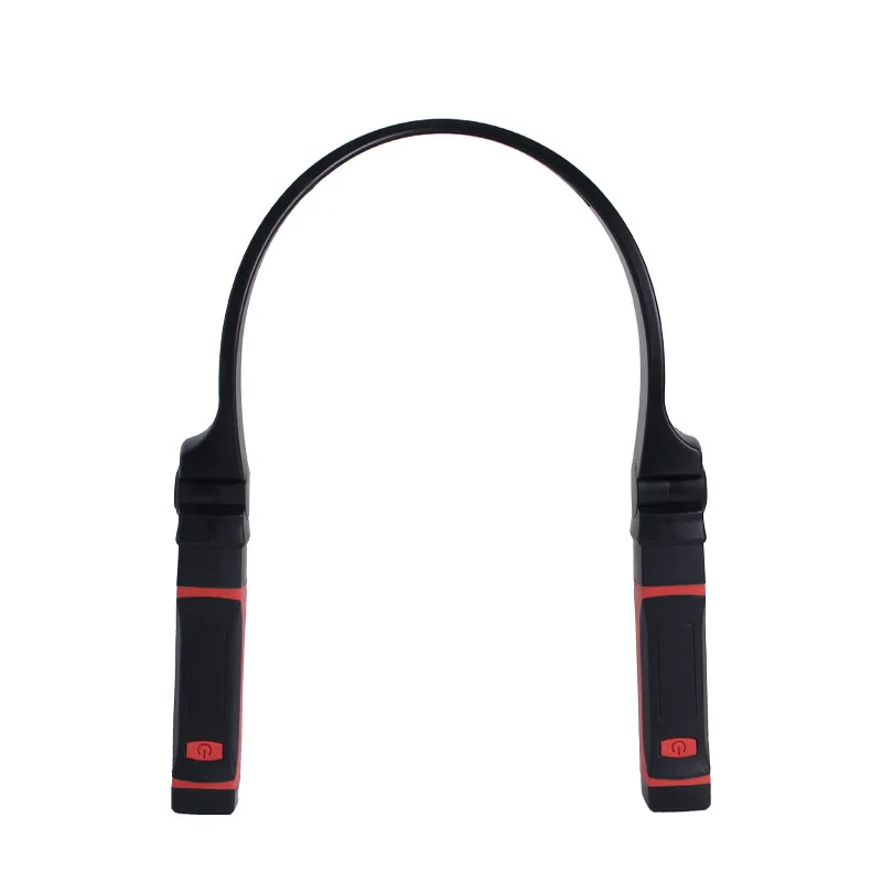 Hot Sale Book Light Usb Rechargeable Removeable Hands-free Adjustable Led Light White Reading Neck Hug Light With Magnet