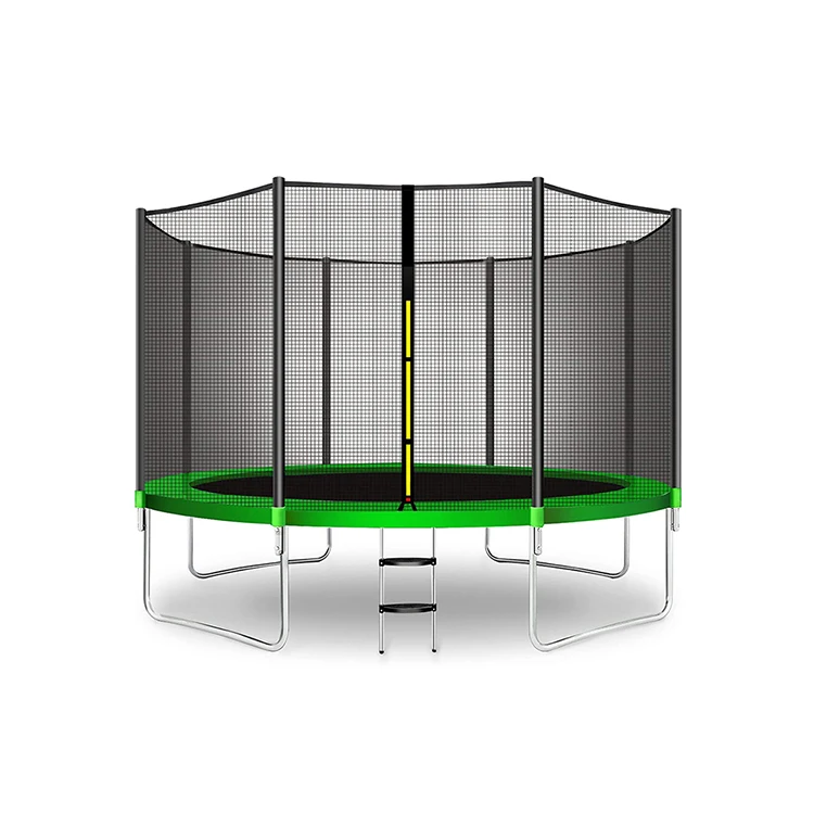 Stainless Steel Big Round Popular Indoor Outdoor Trampolines Park, 10Ft 12Ft 14Ft Large Trampoline Sales With Safety Net