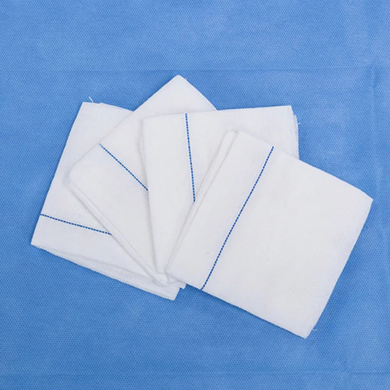 Хирургический нестерильный абсорбирующий марлевый компрессионный спонж/марлевый тампон