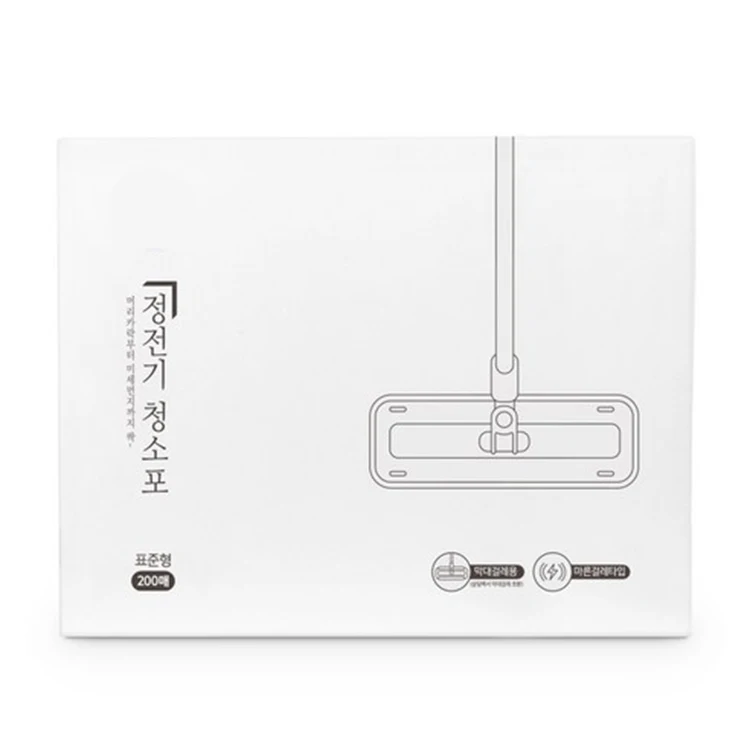 Wet And Dry Electrostatic Dust Mop Thick Floor Wiping Cloth Floor Mop Cleaning Wet Wipes