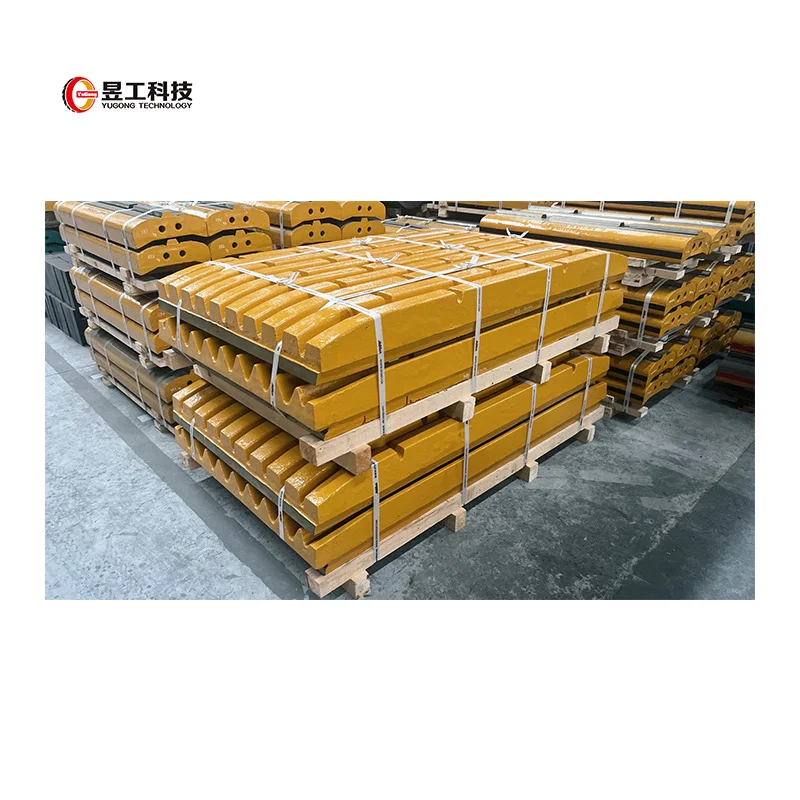 Factory direct sales High Manganese Steel Fixed And Swing Movable Wear and Spare Parts For Stone Crusher Jaw Plate