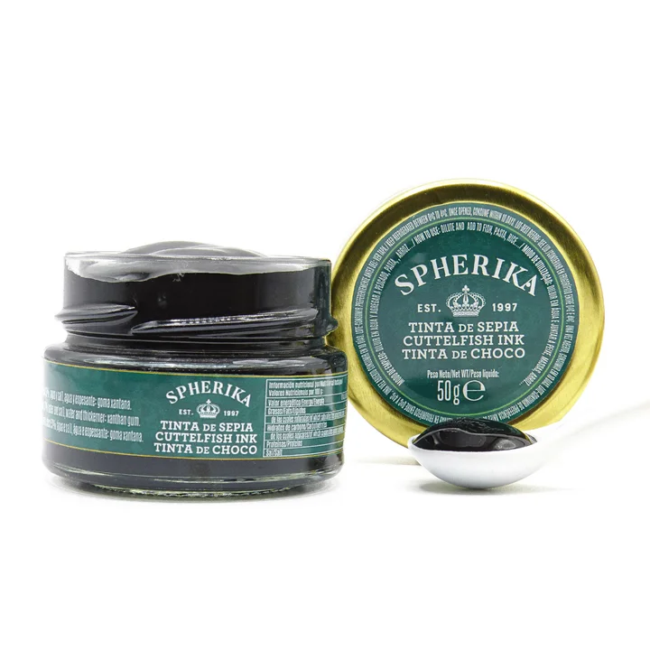 Spanish Octopus Spherika 50G Cuttlefish Ink Black Cephalopod Squid Briny Taste Cuttlefish Ink For Pasta And Rice