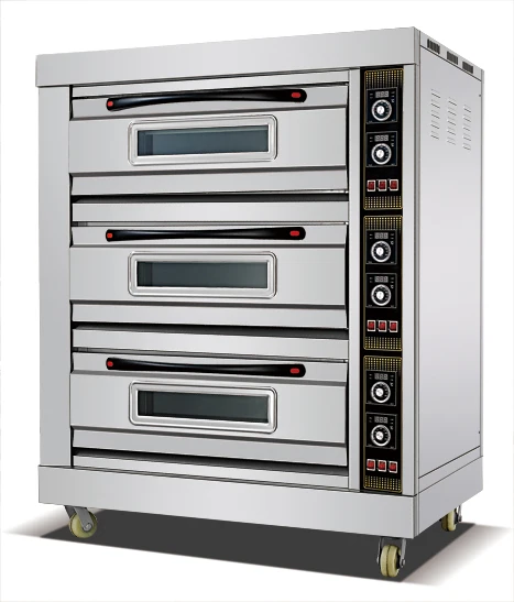 Electric Baking Oven 3-Deck 9-Tray  Commercial Bakery Equipment for sale Pastry Bread Cake Pizza Cuisine Dessert Meat meal