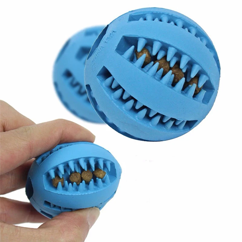 Dog Manufacture Food Grade Pet Dog Snack Rubber Ball Toys Pet Dispenser Feeder Treat As Pets Tooth Cleaning Brush Tools