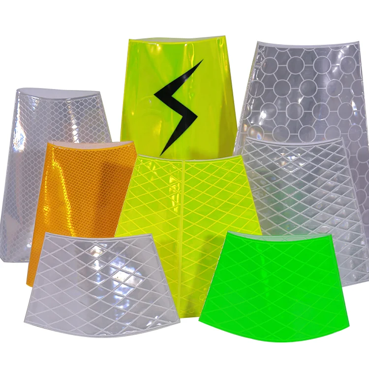 Dingfei Wholesale 28 Inch Construction Road Safety Control Rubber Custom Reflective PVC Traffic Cone Collar Sleeves