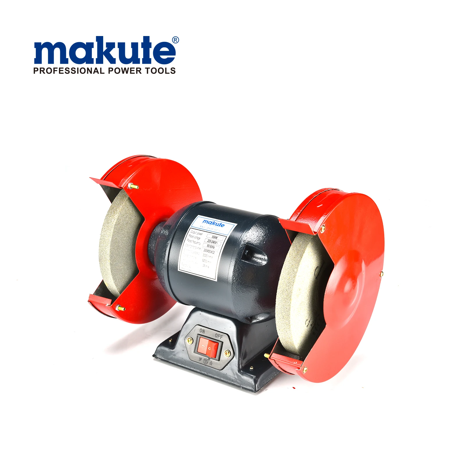 makute professional table wood 550w 200mm Bench Grinder Industrial Bench grinder SIST-200