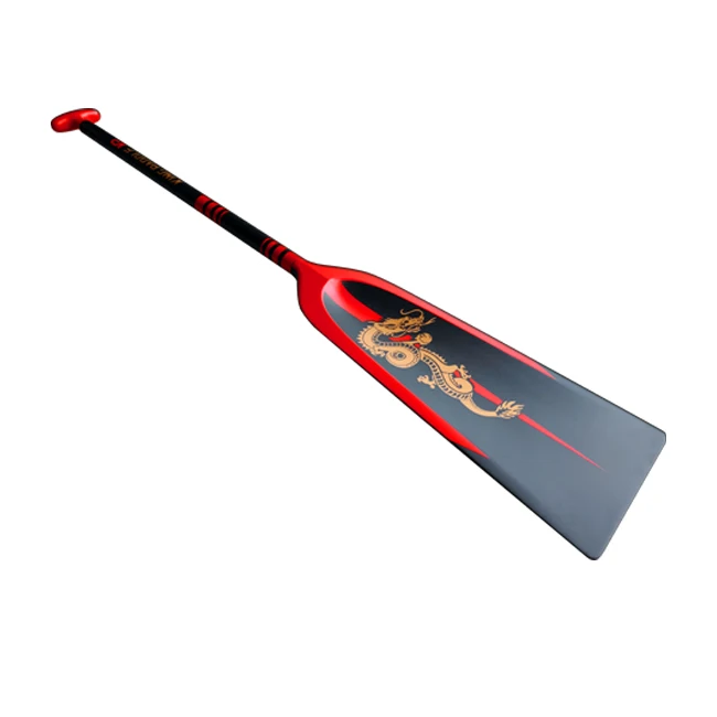 Kingpaddle Model D16 Carbon Fiber Concave Dragon Boat paddle for Training