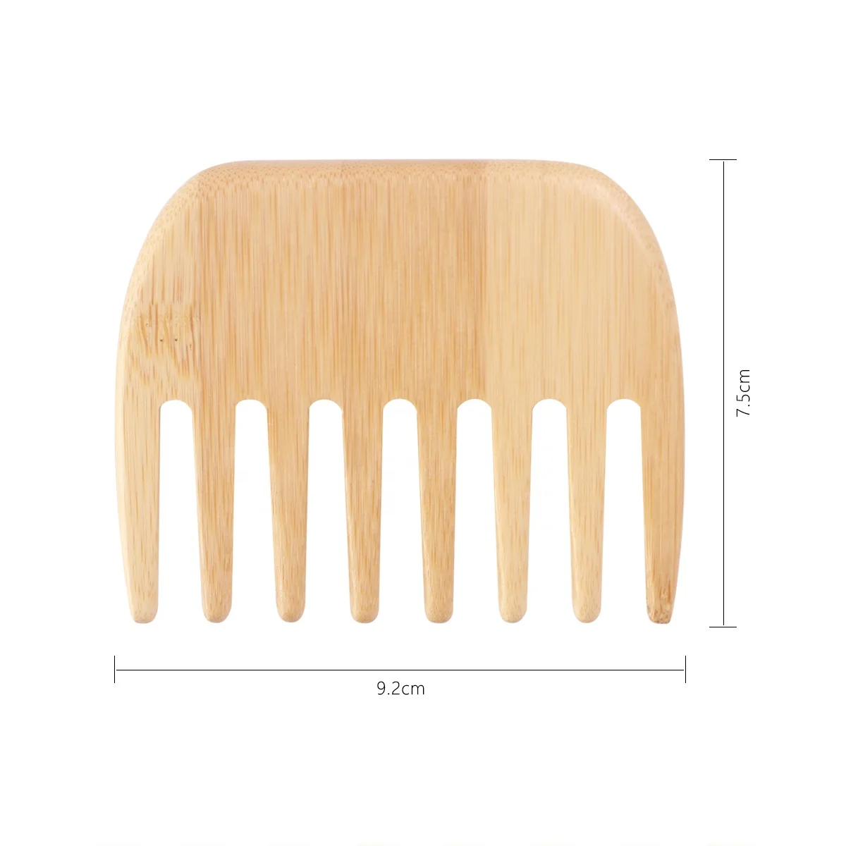 Amazon Hot Small Travel Purse Hair Detangling Comb Pocket Wide Tooth Comb Beard Comb