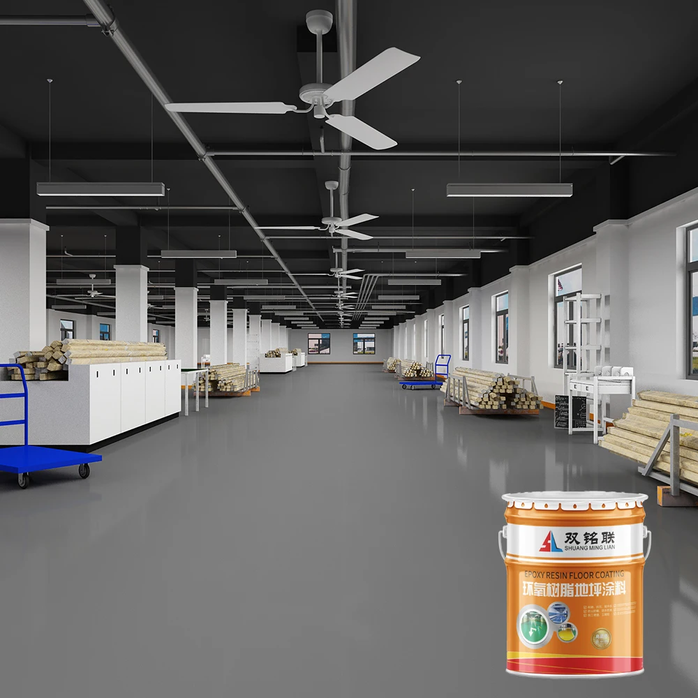 Solvent Free Epoxy Floor Paint Free Sample Workshop Corrosion Resistant Pressure Resistant Floor Paint