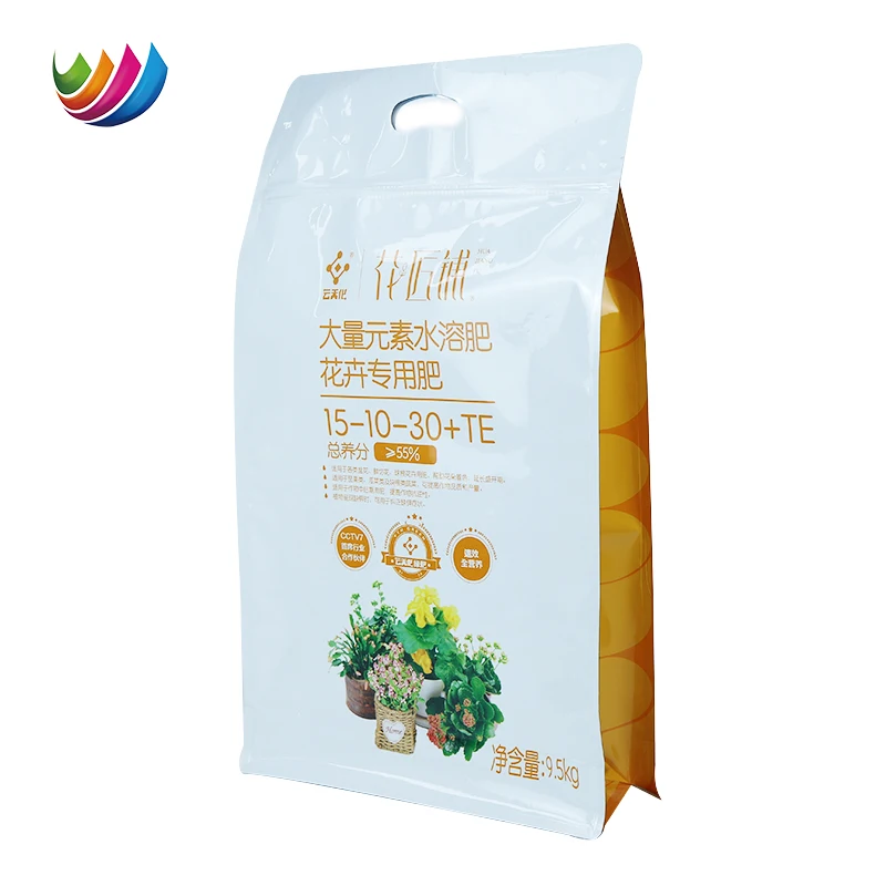 15kg 50kg Custom Printed Npk Fertilizer Bag Empty Fertilizer Potting Soil Plastic Application Bag Packaging Ziplock Bag For Sale
