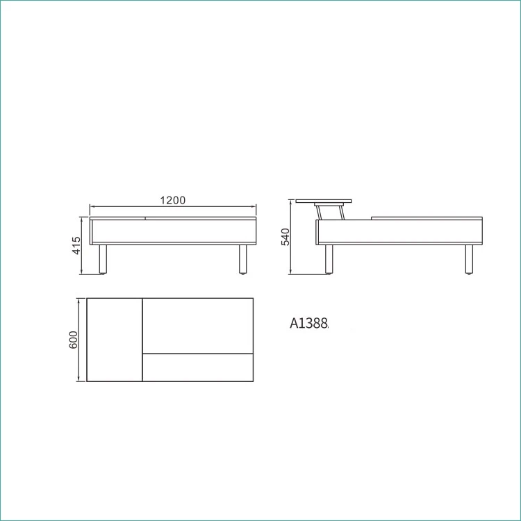 multi function living room furniture dual lifting top glossy white wooden coffee table