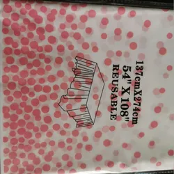 Tablecloth waterproof and oil proof Amazon dot party tablecloth household dustproof PEVA party tablecloth