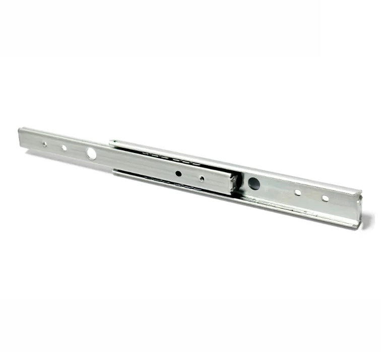 Light-duty industrial slides CS0820PT 8mm thick 2 single-layer Straight slide rails 20mm wide steel mini keyboard