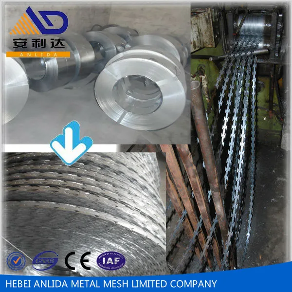 
2020 Low price High Quality Hot galvanized Razor Barbed Wire,Concertina Razor Wire Real Factory ISO 