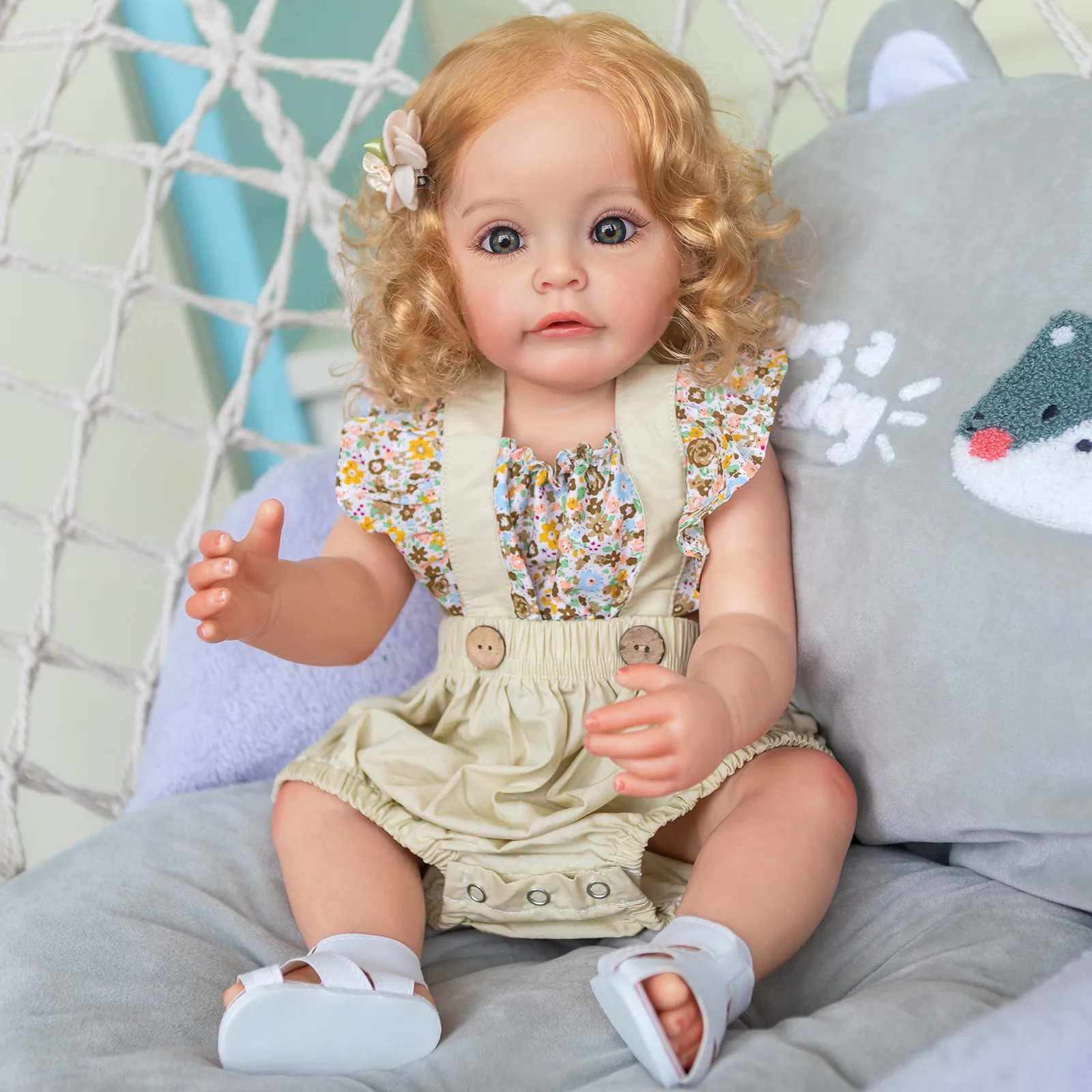 Npk Hot Selling Cheap Custom 55cm Handmade Full Body Silicone Reborn Dolls For Girls Princess
