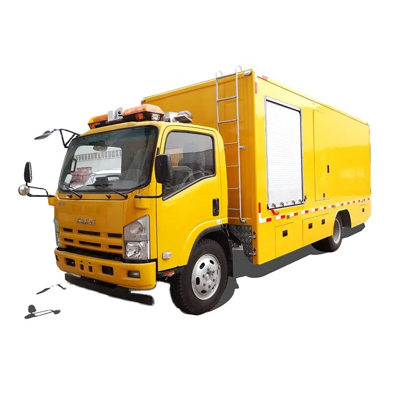 1SUZU ELF Emergency Rescue 100KW Mobile Generator Power Electric Supply Truck