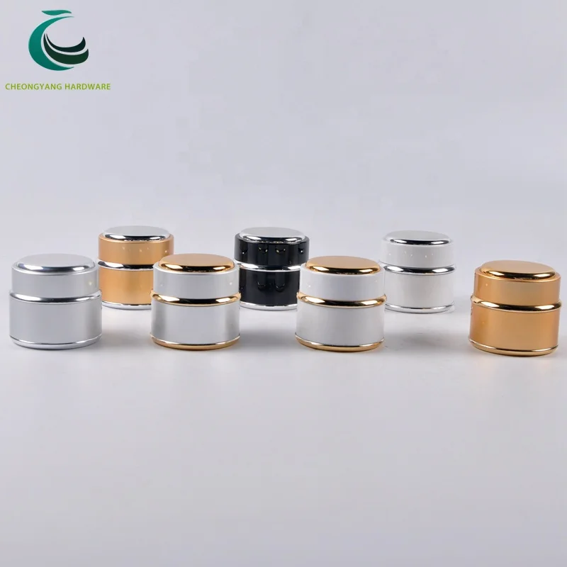 eco friendly 1oz 30g empty gold cheap cosmetic printing containers packaging aluminium body butter jar
