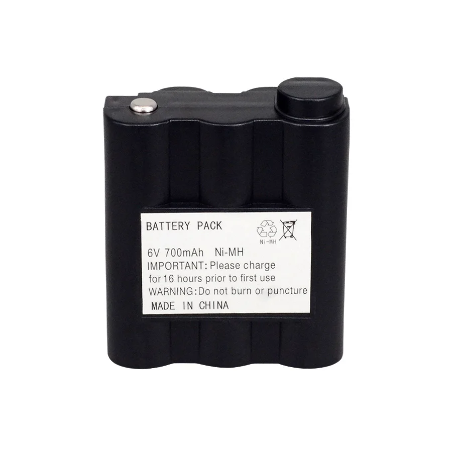 Rechargeable 6V 700mAh NiMH Two-way Radio Battery For Midland BATT5R batt-5r
