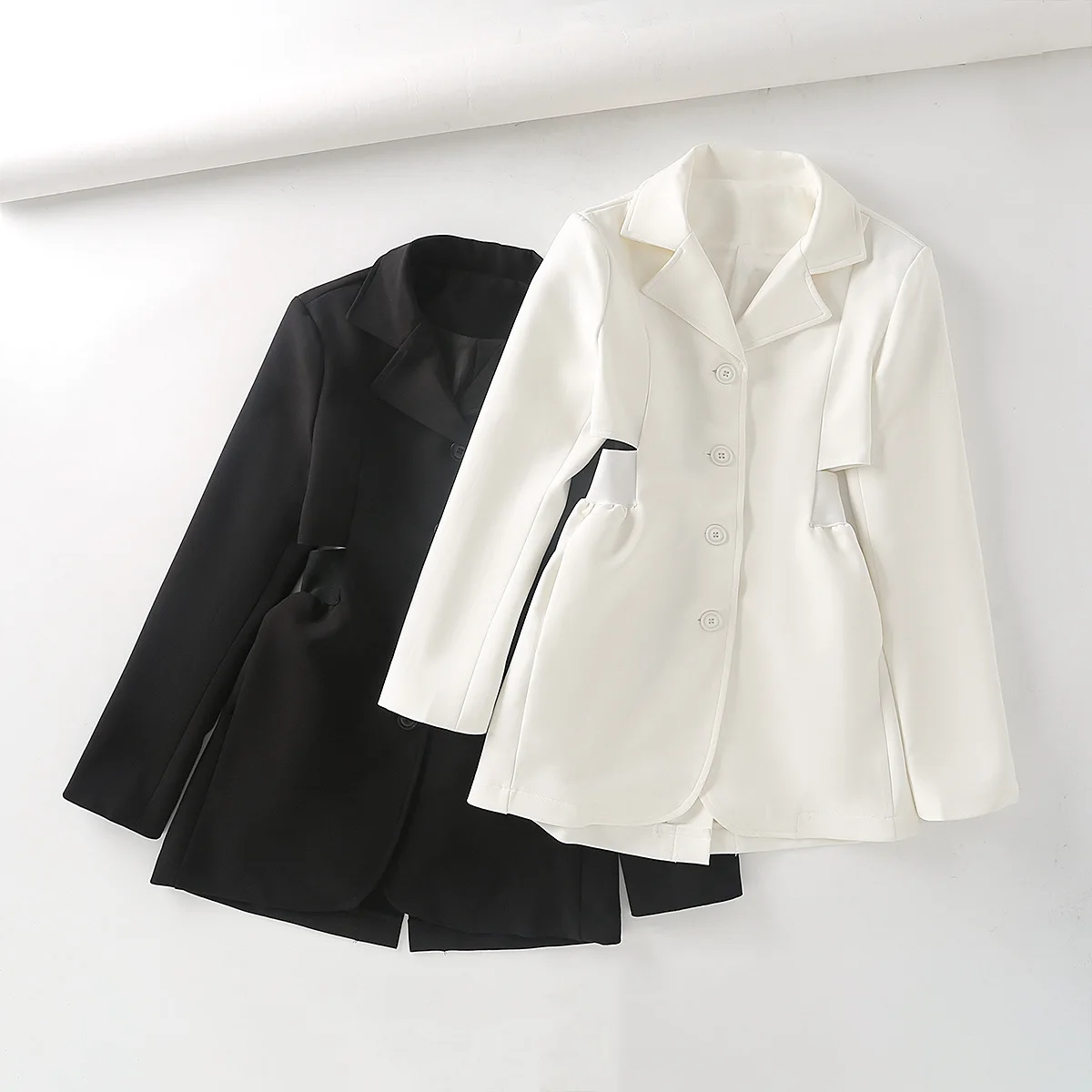 
New Design High Quality Autumn Sexy Long Sleeve Show Waist Blazer For Women Ladies Suit Women 2021  (1600251812849)