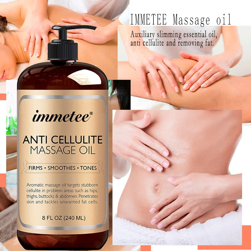 Immetee Private Label Herbal Slimming Oil Fat Burning Lipo Slimming Oil Firming Slimming Oil