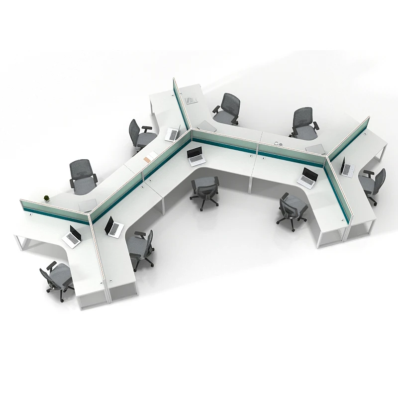 Modern Office Partition Furniture Executive Office Desk Modular Cubicle Office Workstation