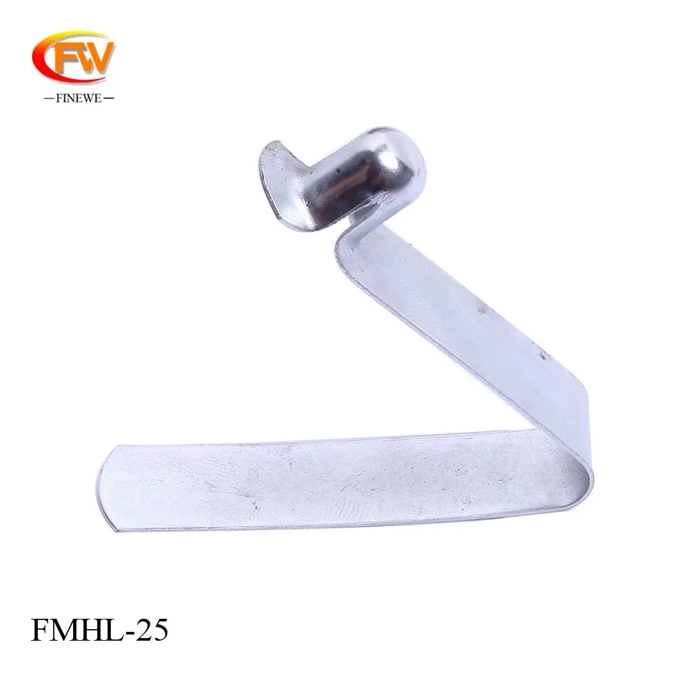 Manufacture Single Stainless Steel Pole Spring Button Clips For Tube 22-28mm