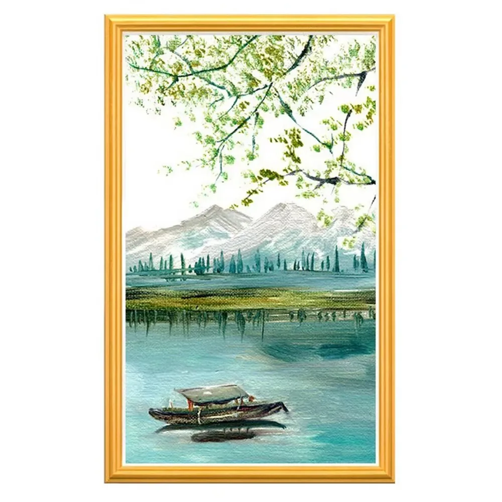 55inch WIFI 4K HD wall video digital photo frame Lcd Ips screen wall-mounted digital picture electronic photo frame