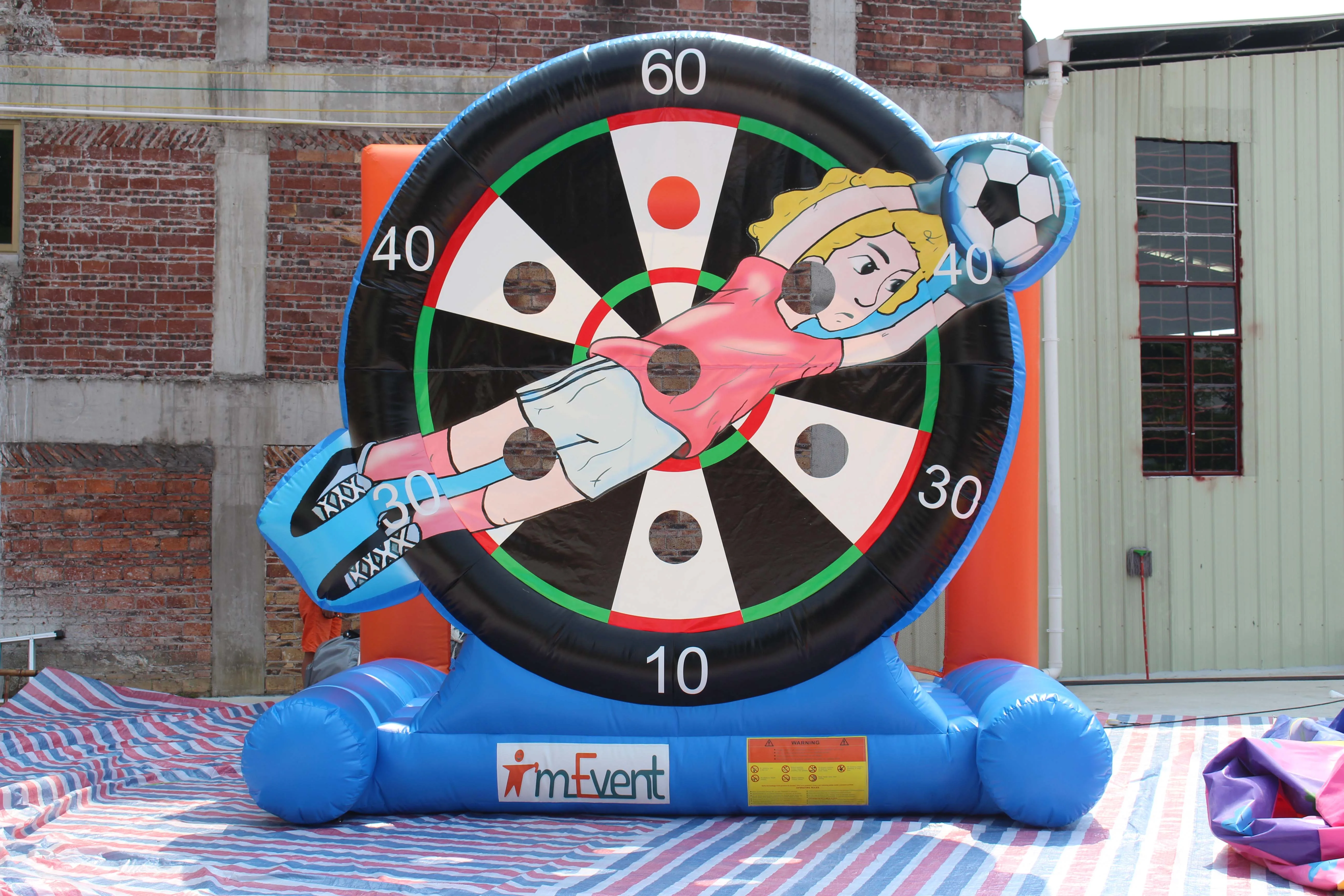 Popula rsoccer ball giant inflatable kick darts soccer ball board game football darts game