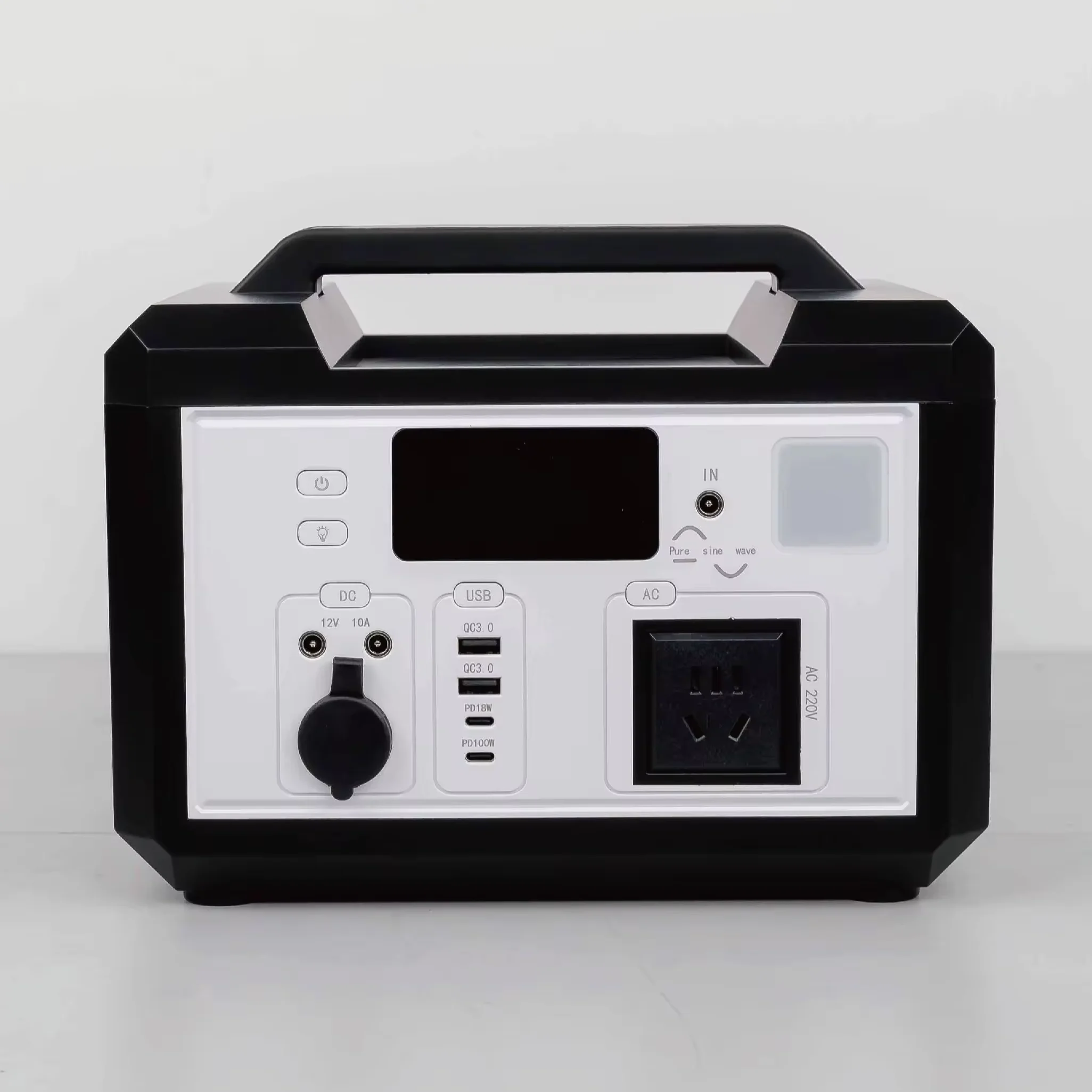 200W 400W 600W Solar Generator Portable Power Station lifepo4 cell for home energy storage hiking and camping