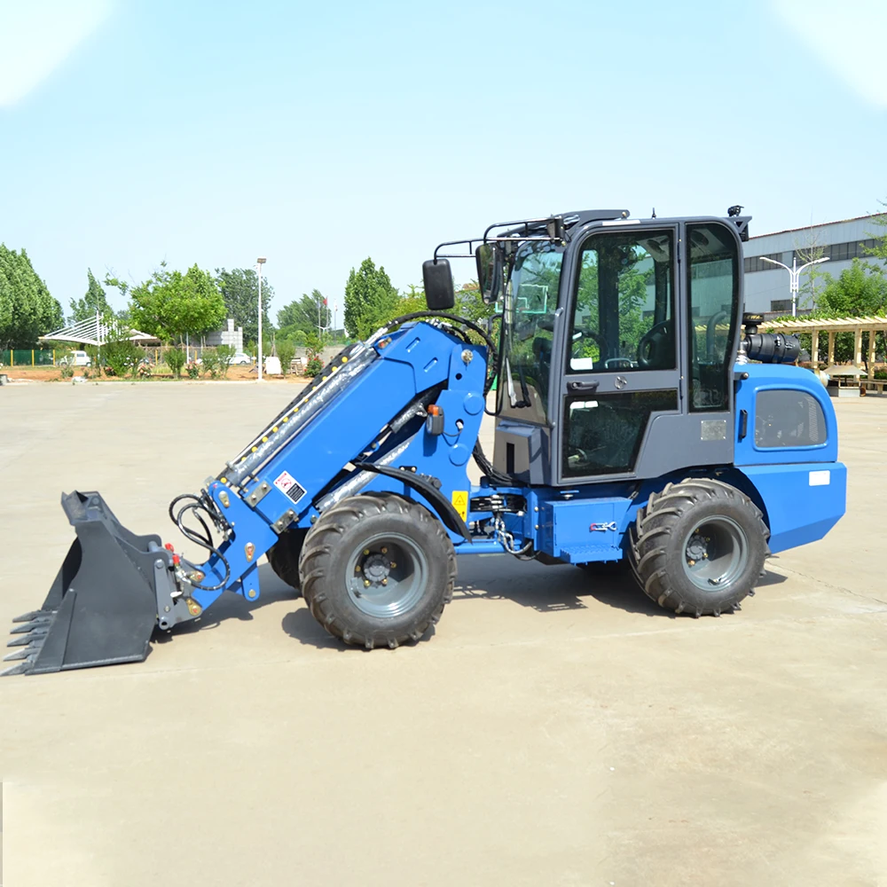 Shandong Heracles CE Approved 1 Ton Diesel Wheel Loader H280T Garden Use EPA Engine Hydraulic Cylinder Bucket 1 Year