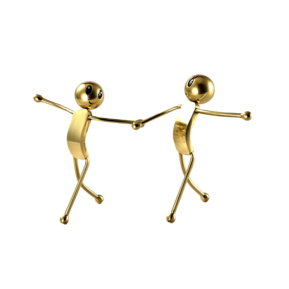 Elegant Cute Metal Sculptures for Home Decor Decorative Modern