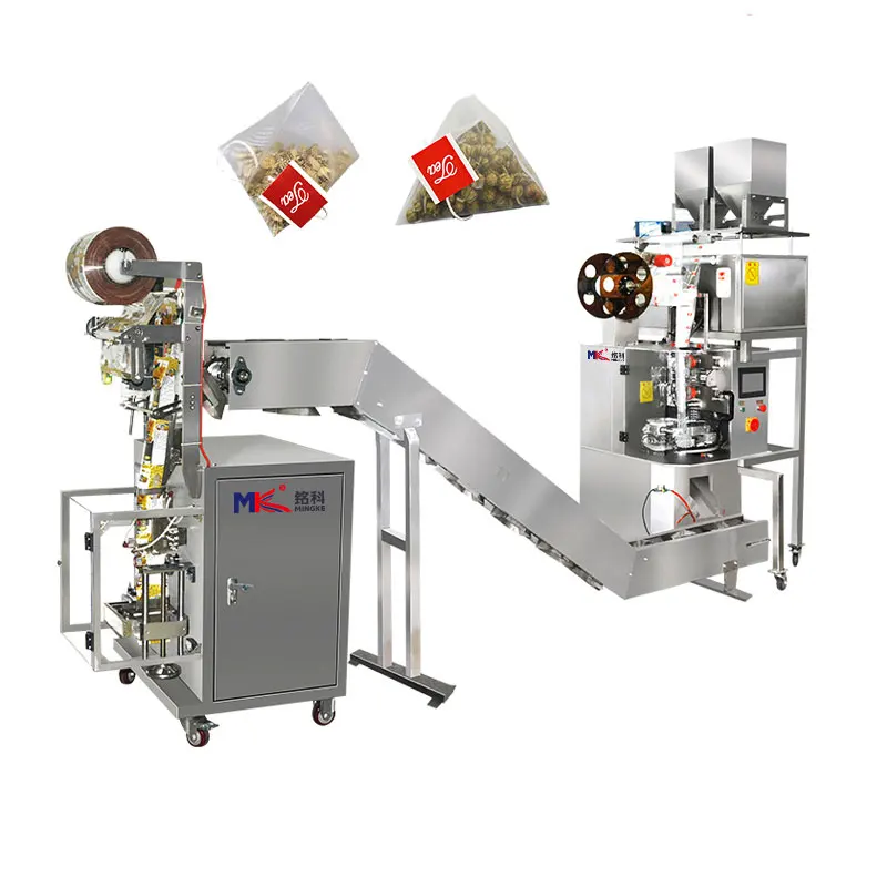 Multi-Function Pyramid Nylon Triangle Bag Flower Tea Making Filling Packing Machine