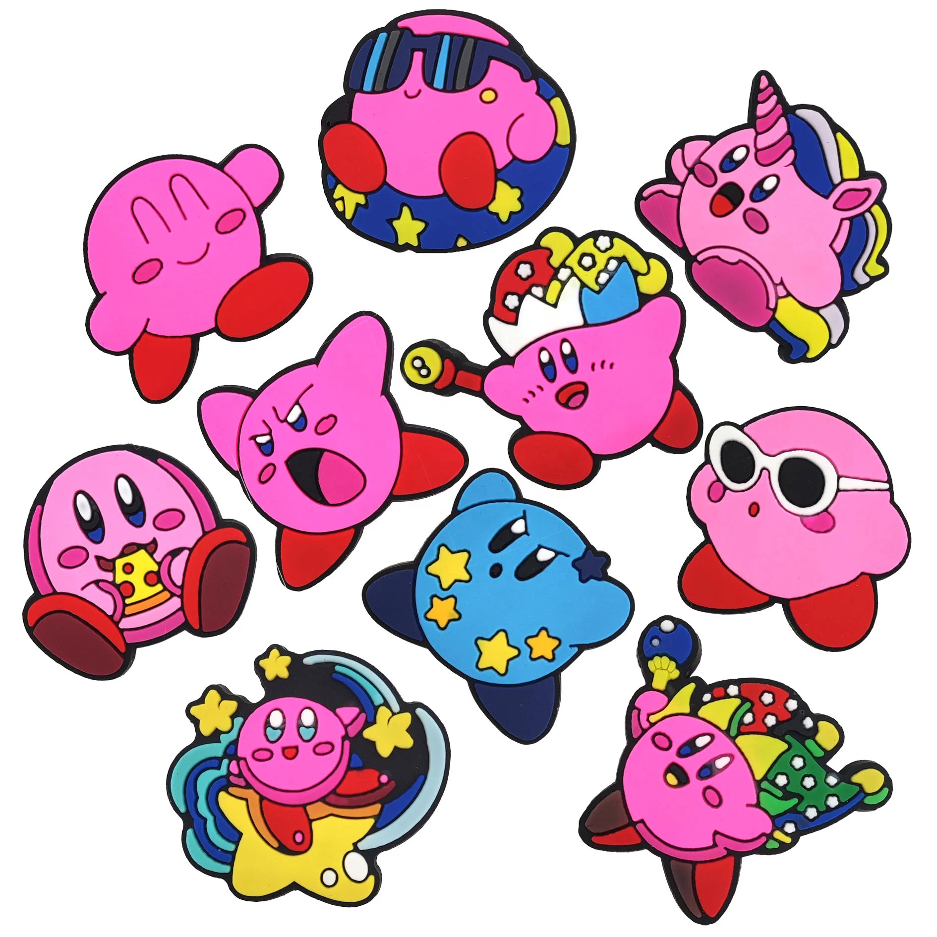 2023 мультяшный покемен Пикачу Дизайн ПВХ Кроксы подвески пользовательские Кроксы подвески для украшения обуви