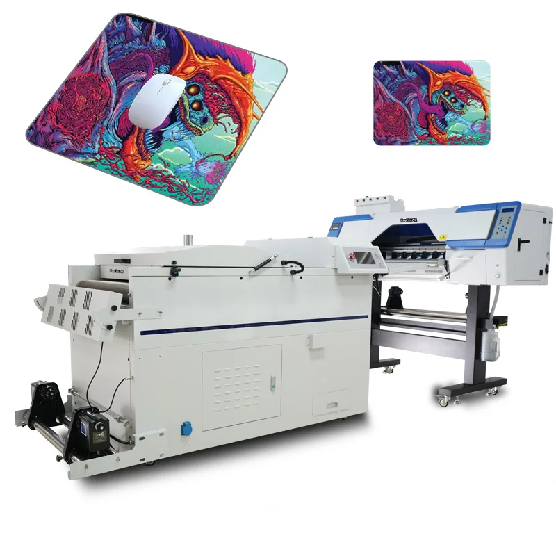 Cloth Hat Pants Socks Shoes Printing Machine Large Dtf Printer 60cm  Plotter with Double I3200 A1 Heads