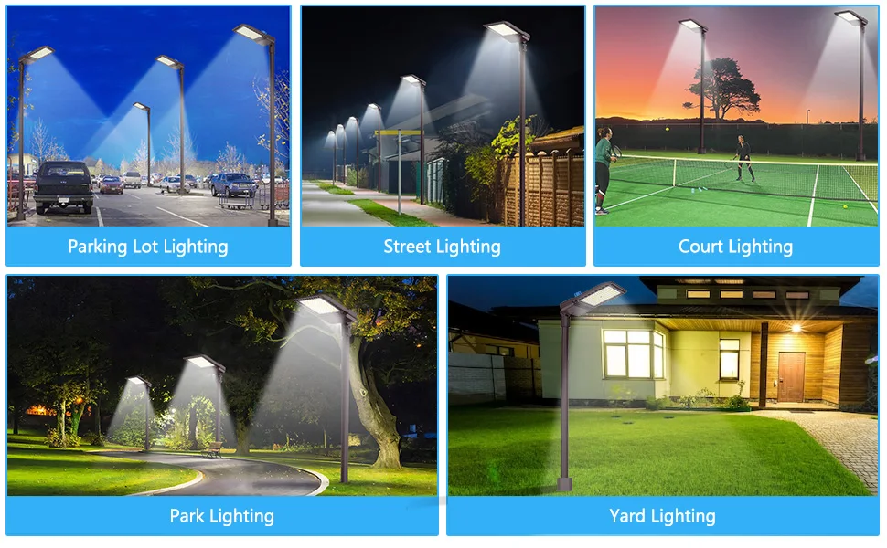 130LM/W LED shoe box light ETL CE ROHS listed 75W 100W 150W 200W 240W 300W LED Street light for parking lot