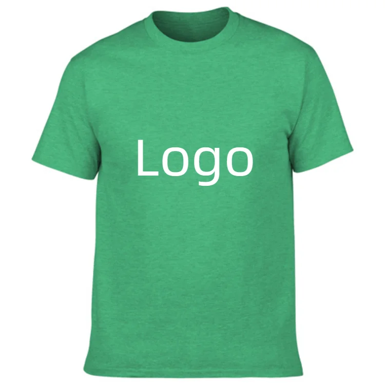 Wholesale Custom Summer German Style 100% Cotton Blank Solid Color Men Short Sleeve Plain Casual T-shirts