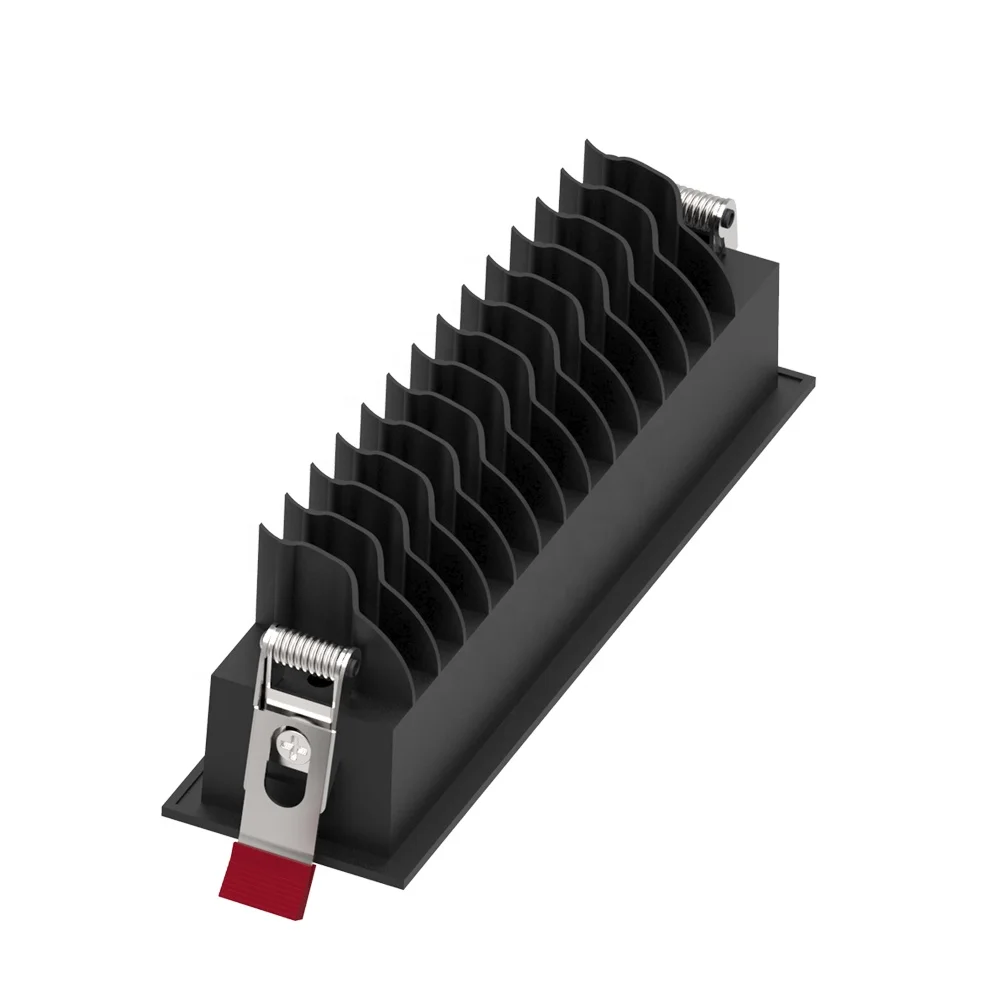 3W 2*3W 3*3W 5*3W 10*3W 15*3W 45W Anti-glare Wall Washer Grille Spot Lamp COB Square Recessed Linear Down Lights