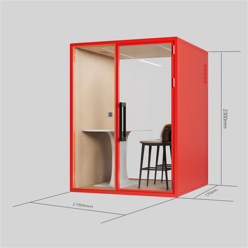 New Product Hot Sale High-Performance Modular Pod System Integrated Lighting Features Office Booth For Private Meetings