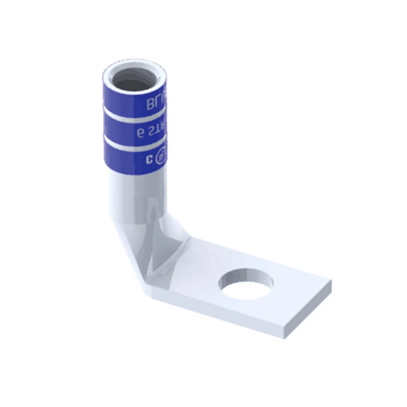 Медный наконечник с изгибом 90 градусов Awg, длинное окно для осмотра с одним отверстием