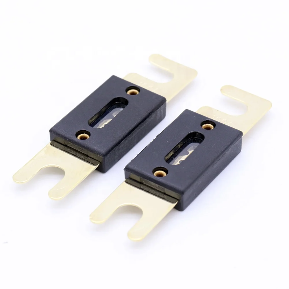 Led Display Digital Voltage ANL Fuse Holder 0 2 4 Gauge One in Two Out with 2pcs 100 Amp Fuse