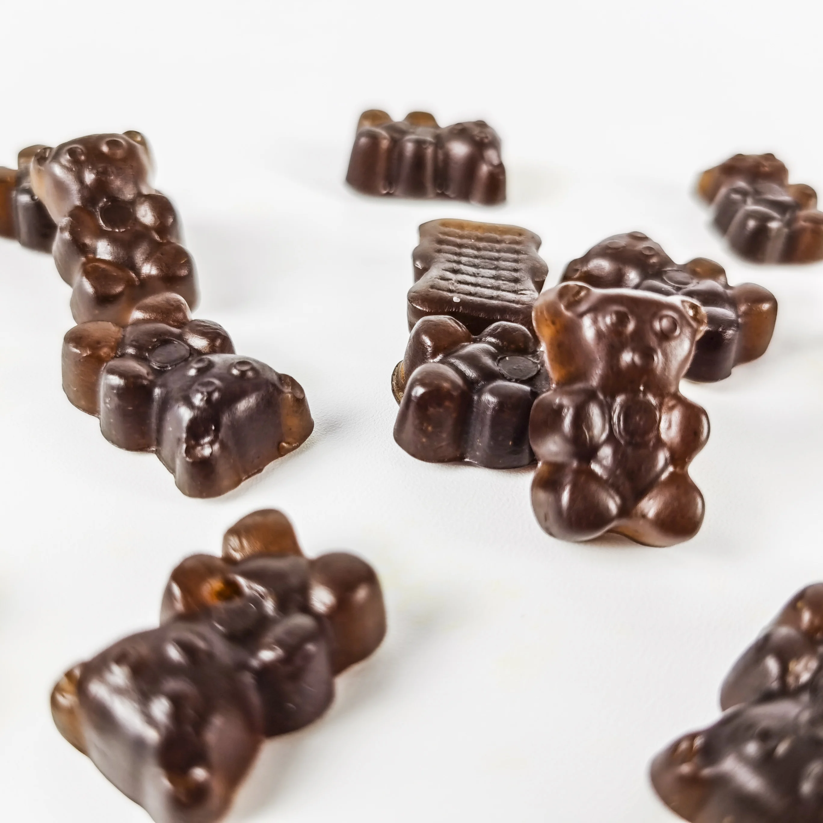 high qualtity Lutein gummy candy with natural blackberry flavor