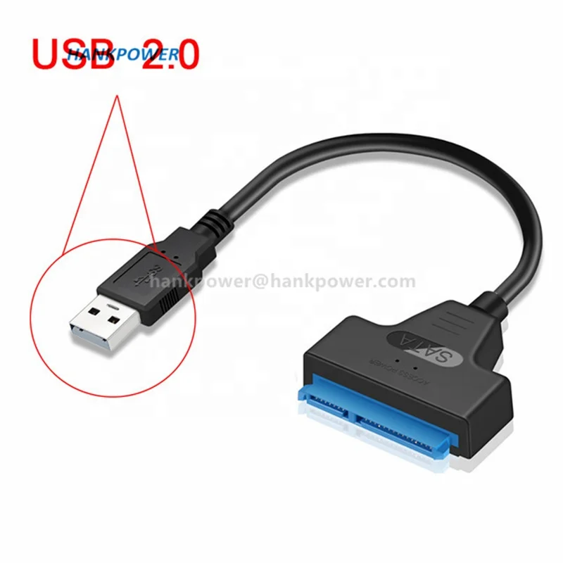 Wholesale SATA To USB 3.0 Converter Cable USB 3.0 Sata 3  Extension Cable For 2.5Inch External SSD HDD Hard