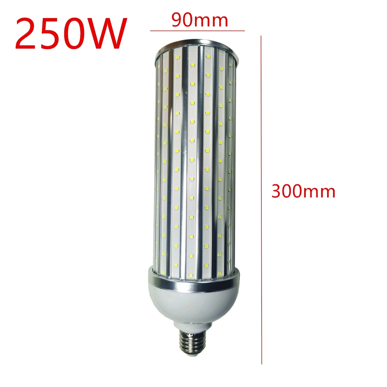 LED Bulb Aluminum shell lamp 18W25W30W40W50W 60W 80W 100W 220V E14 E26 E27 E39 E40 LED Corn light street lamp Cool Warm White