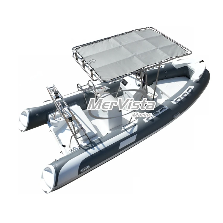 17ft center console boat bateau demi rigide rib barci de pescuit sportiv fiberglass rib 520